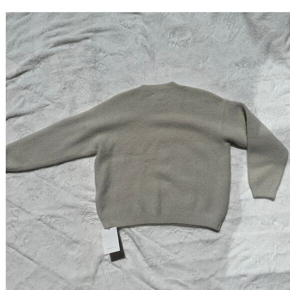 Lauren Manoogian New Suri Alpaca Long Sleeve Crewneck Sweater Celadon Size 1 NWT - Picture 8 of 16